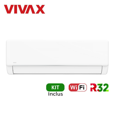 Aer conditionat Vivax Q-Design PRO 9000 BTU - WiFi, Kit inclus