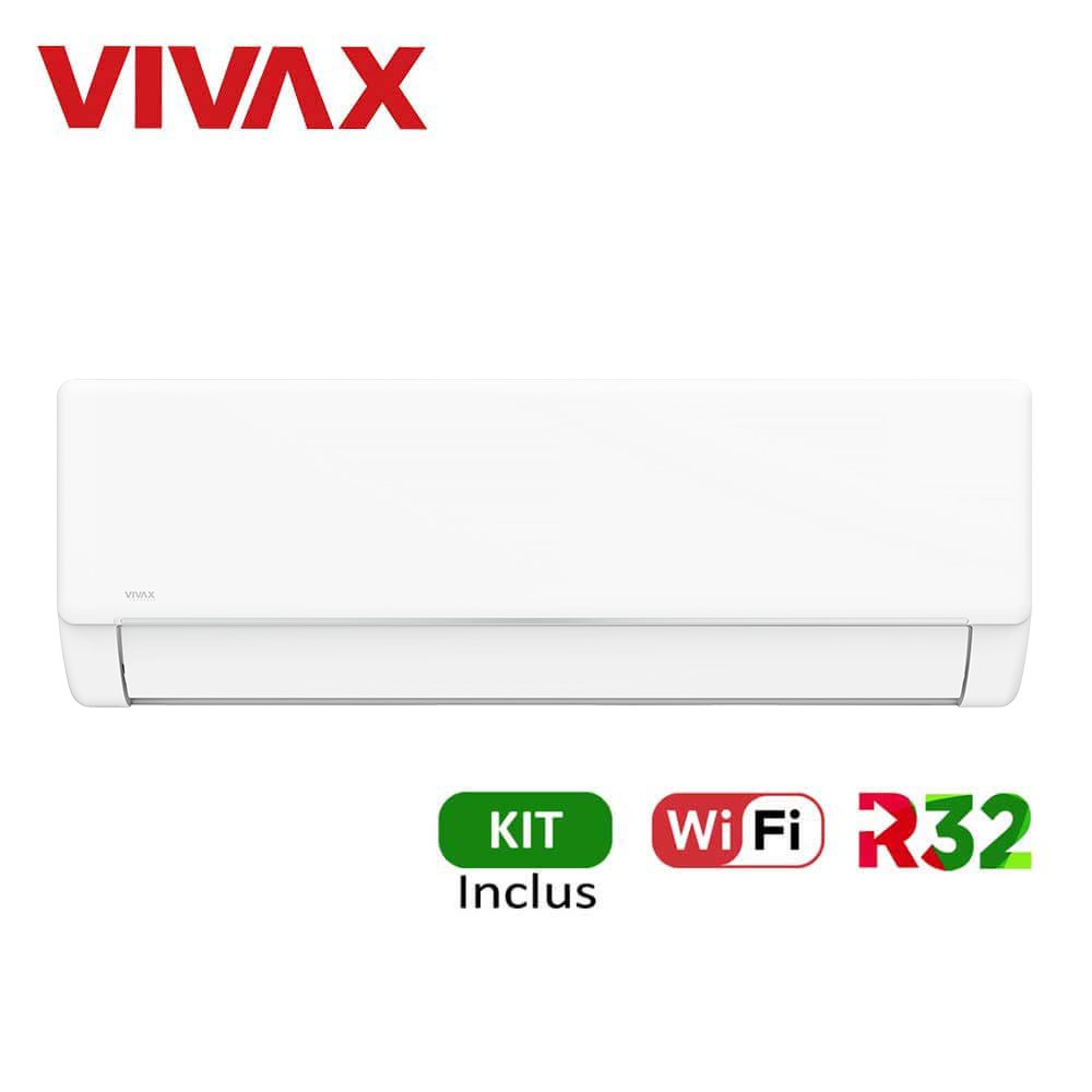 Aer conditionat Vivax Q-Design PRO 24000 BTU - WiFi, Kit inclus