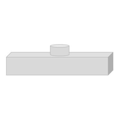 Adaptor/plenum pentru grila tip Slot 2 Fante 1200x76 MM