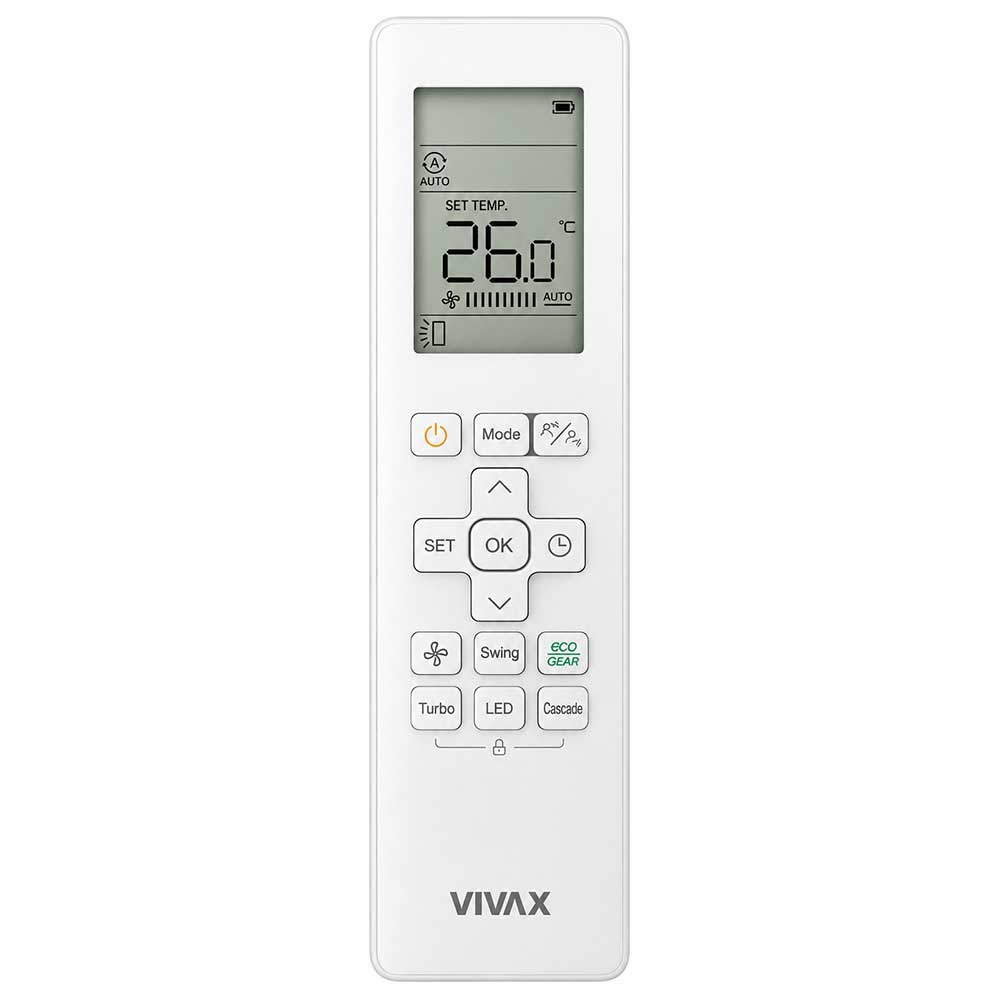 Aer conditionat multisplit Vivax 21000 BTU, 3 unitati H-design, 9+9+9 BTU, Silver
