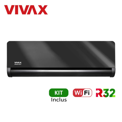 Aer conditionat Vivax H+Design 9000 BTU - WiFi, Kit inclus, Gray Mirror