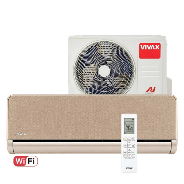Aer conditionat Vivax H+Design 18000 BTU - WiFi, Gold