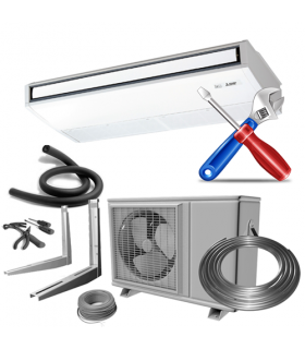 MONTAJ AER CONDITIONAT TIP PARDOSEALA / TAVAN 30000 ... 42000 BTU/H
