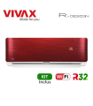 Aer Conditionat VIVAX R-Design ACP-09CH25AERI RED Wi-Fi Kit de instalare inclus R32 Inverter 9000 BTU/h