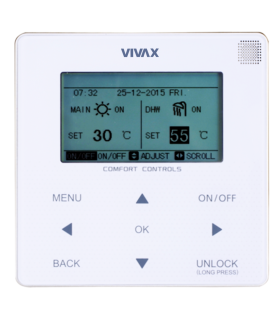 Pompa de Caldura Aer-Apa Monobloc Vivax HPM-48CH140AERIs3H9 R32 - 14 kW, Booster 380V