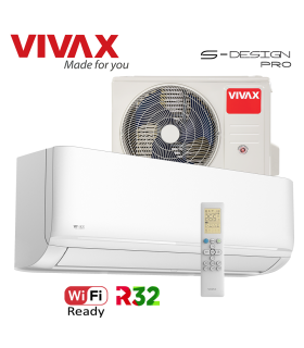 Aer Conditionat VIVAX S-Design PRO ACP-24CH70AESI PRO Wi-Fi Ready R32 Inverter 24000 BTU/h