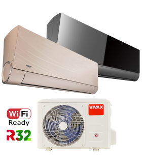 Aer Conditionat MULTISPLIT VIVAX ACP-18COFM50AERI / ACP-12CH35AEVI GREY MIRROR +  ACP-12CH35AEVI GOLD Dublu Split Inverter