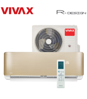 Aer Conditionat VIVAX R-Design ACP-09CH25AERI GOLD Wi-Fi Ready R32 Inverter 9000 BTU/h