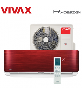 Aer Conditionat VIVAX R-Design ACP-12CH35AERI RED Wi-Fi Ready R32 Inverter 12000 BTU/h