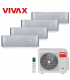 Aer Conditionat MULTISPLIT VIVAX ACP-28COFM82AERI / 3x ACP-09CH25AERI SILVER + ACP-12CH35AERI SILVER Inverter