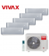 Aer Conditionat MULTISPLIT VIVAX ACP-42COFM123AERI / 5x ACP-09CH25AERI SILVER Inverter