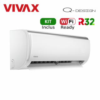 Aer Conditionat VIVAX Q-Design ACP-12CH35AEQI Kit de instalare inclus R32 Inverter 12000 BTU/h