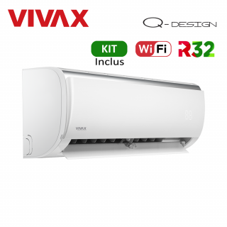 Aer Conditionat VIVAX Q-Design ACP-12CH35AEQI Wi-Fi Kit de instalare inclus R32 Inverter 12000 BTU/h