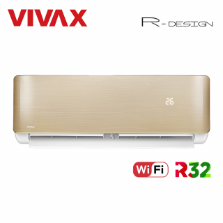 Aer Conditionat VIVAX R-Design ACP-12CH35AERI GOLD Wi-Fi R32 Inverter 12000 BTU/h