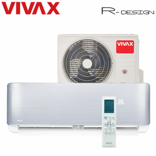 Aer Conditionat VIVAX R-Design ACP-09CH25AERI SILVER Wi-Fi Ready R32 Inverter 9000 BTU/h