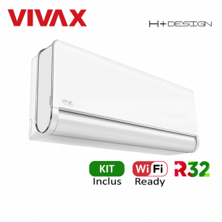 Aer Conditionat VIVAX H+Design ACP-18CH50AEHI+ White Wi-Fi Ready Kit de instalare inclus R32 Inverter 18000 BTU/h