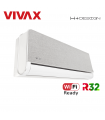 Aer Conditionat VIVAX H+Design ACP-18CH50AEHI+ Silver Wi-Fi Ready R32 Inverter 18000 BTU/h