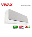 Aer Conditionat VIVAX H+Design ACP-18CH50AEHI+ Silver Wi-Fi Ready Kit de instalare inclus R32 Inverter 18000 BTU/h
