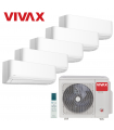Aer Conditionat MULTISPLIT VIVAX ACP-42COFM123AERI / 5x ACP-09CH25AESI PRO Inverter