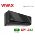 Aer Conditionat VIVAX H+Design ACP-18CH50AEHI+ Gray Mirror Wi-Fi Kit de instalare inclus R32 Inverter 18000 BTU/h