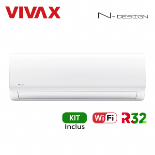 Aer Conditionat VIVAX N-Design ACP-12CH35AENI Wi-Fi Kit de instalare inclus R32 Inverter 12000 BTU/h