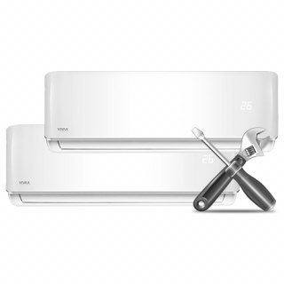 MONTAJ STANDARD AER CONDITIONAT DUBLU SPLIT (valabil pentru Bucuresti si Ilfov)