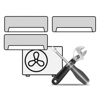 MONTAJ STANDARD AER CONDITIONAT TRIPLU SPLIT (valabil pentru Bucuresti si Ilfov)