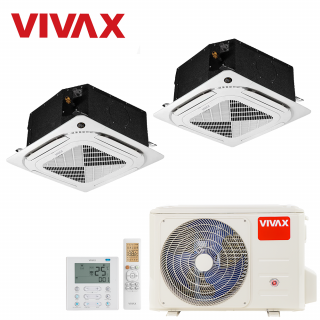 Aer Conditionat MULTISPLIT Caseta VIVAX ACP-18COFM50AERI / ACP-09CCIFM25AERI + ACP-12CC35AERI Inverter