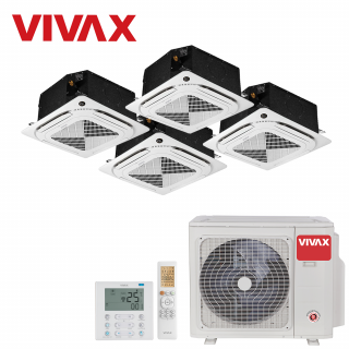 Aer Conditionat MULTISPLIT Caseta VIVAX ACP-36COFM105AERI / 3x ACP-12CC35AERI + ACP-18CC50AERI Inverter