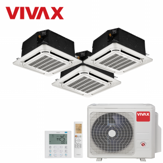 Aer Conditionat MULTISPLIT Caseta VIVAX ACP-21COFM60AERI / 3x ACP-09CCIFM25AERI R32 Triplu Split Inverter