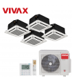 Aer Conditionat MULTISPLIT Caseta VIVAX ACP-28COFM82AERI / 4x ACP-09CCIFM25AERI Inverter