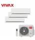 Aer Conditionat MULTISPLIT VIVAX ACP-27COFM79AERI / 2x ACP-09CH25AEHI WHITE + ACP-12CH35AEHI WHITE Triplu Split Inverter