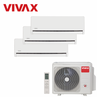 Aer Conditionat MULTISPLIT VIVAX ACP-27COFM79AERI / 2x ACP-09CH25AEHI WHITE + ACP-12CH35AEHI WHITE Triplu Split Inverter
