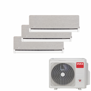 Aer Conditionat MULTISPLIT VIVAX ACP-27COFM79AERI / 3x ACP-12CH35AEHI SILVER Triplu Split Inverter