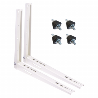 Pachet accesorii pentru montaj UE aer conditionat 18000-24000 BTU (set 2 console sustinere si 4 tampoane anti vibratii)