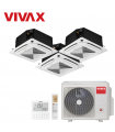 Aer Conditionat MULTISPLIT Caseta VIVAX ACP-21COFM60AERI / 2x ACP-09CC25AERI + ACP-12CC35AERI R32 Triplu Split Inverter