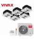 Aer Conditionat MULTISPLIT Caseta VIVAX ACP-42COFM123AERI / 4x ACP-09CC25AERI + ACP-12CC35AERI Inverter