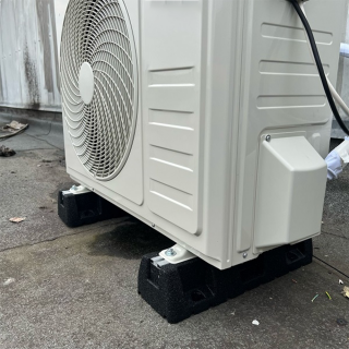 Console universale de pardoseala din cauciuc vulcanizat pentru Aer conditionat, 450 x 95 x 145 mm (set 2 buc)