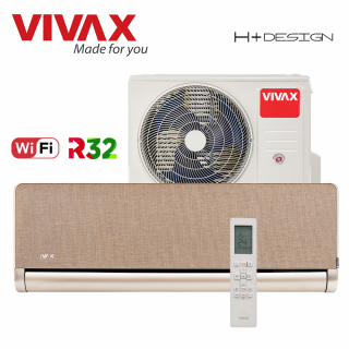 Aer Conditionat VIVAX H+Design ACP-09CH25AEHI+ Gold Wi-Fi R32 Inverter 9000 BTU/h