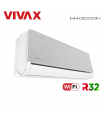 Aer Conditionat VIVAX H+Design ACP-09CH25AEHI+ Silver Wi-Fi R32 Inverter 9000 BTU/h