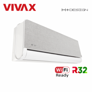 Aer Conditionat VIVAX H+Design ACP-09CH25AEHI+ Silver Wi-Fi Ready R32 Inverter 9000 BTU/h