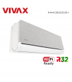 Aer Conditionat VIVAX H+Design ACP-09CH25AEHI+ Silver Wi-Fi Ready R32 Inverter 9000 BTU/h
