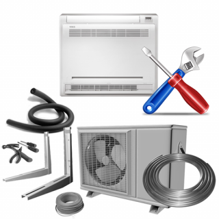 Montaj aer conditionat tip Consola de Pardoseala 12000 BTU (valabil pentru Bucuresti si Ilfov)