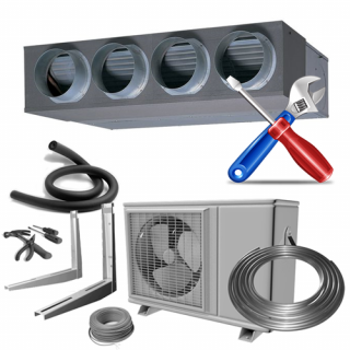Montaj aer conditionat tip Duct (de tubulatura) 12000 BTU (valabil pentru Bucuresti si Ilfov)
