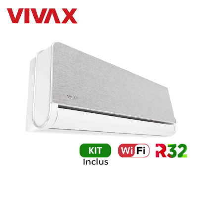 Aer conditionat Vivax H+Design 18000 BTU - WiFi, Kit inclus, Silver