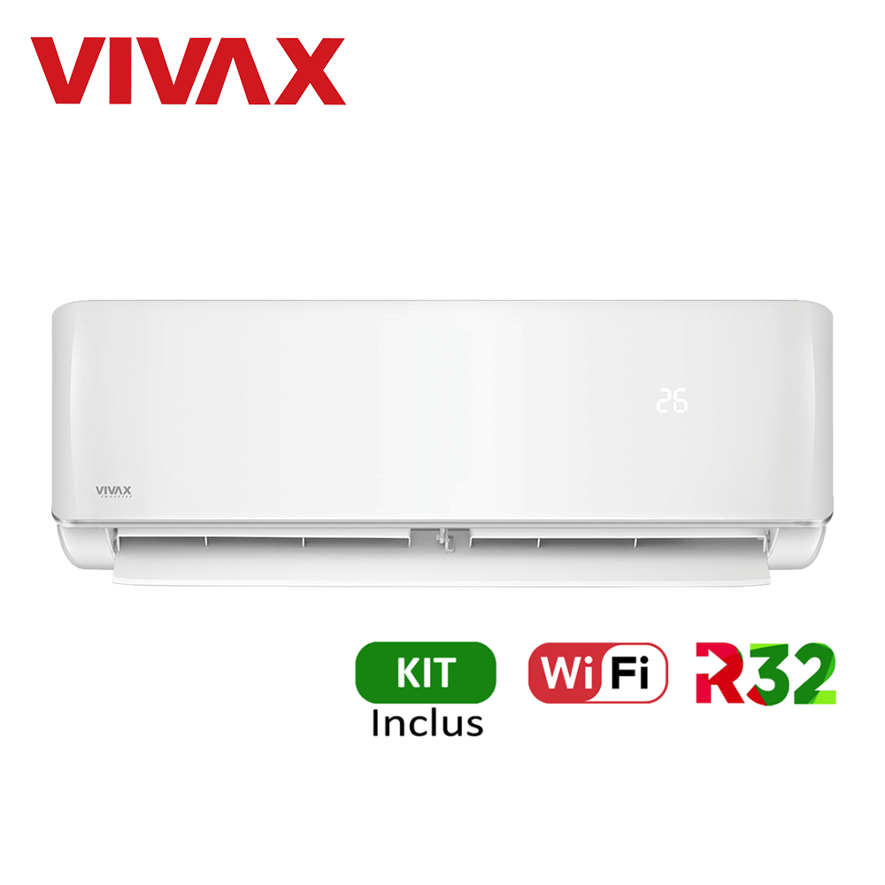 Aer conditionat Vivax R-Design 24000 BTU - WiFi, Kit inclus