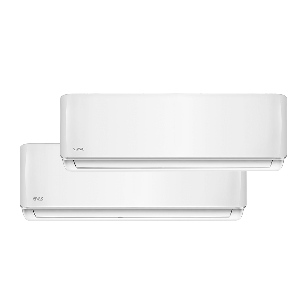 Aer conditionat multisplit Vivax 18000 BTU, 2 unitati R-design, 9+9 BTU