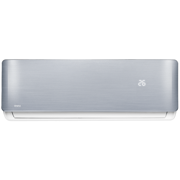 Aer conditionat multisplit Vivax 14000 BTU, 2 unitati R-design, 9+12 BTU, Silver
