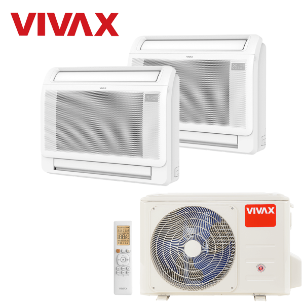 Aer conditionat multisplit Vivax 18000 BTU - 2 unitati de Pardoseala, 9+12 BTU