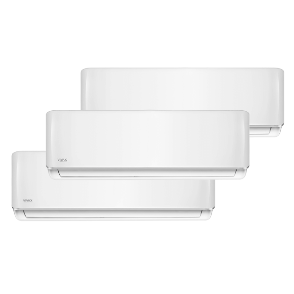 Aer conditionat multisplit Vivax 21000 BTU, 3 unitati R-design, 12+12+12 BTU